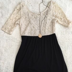 Lace Semi Formal Dress